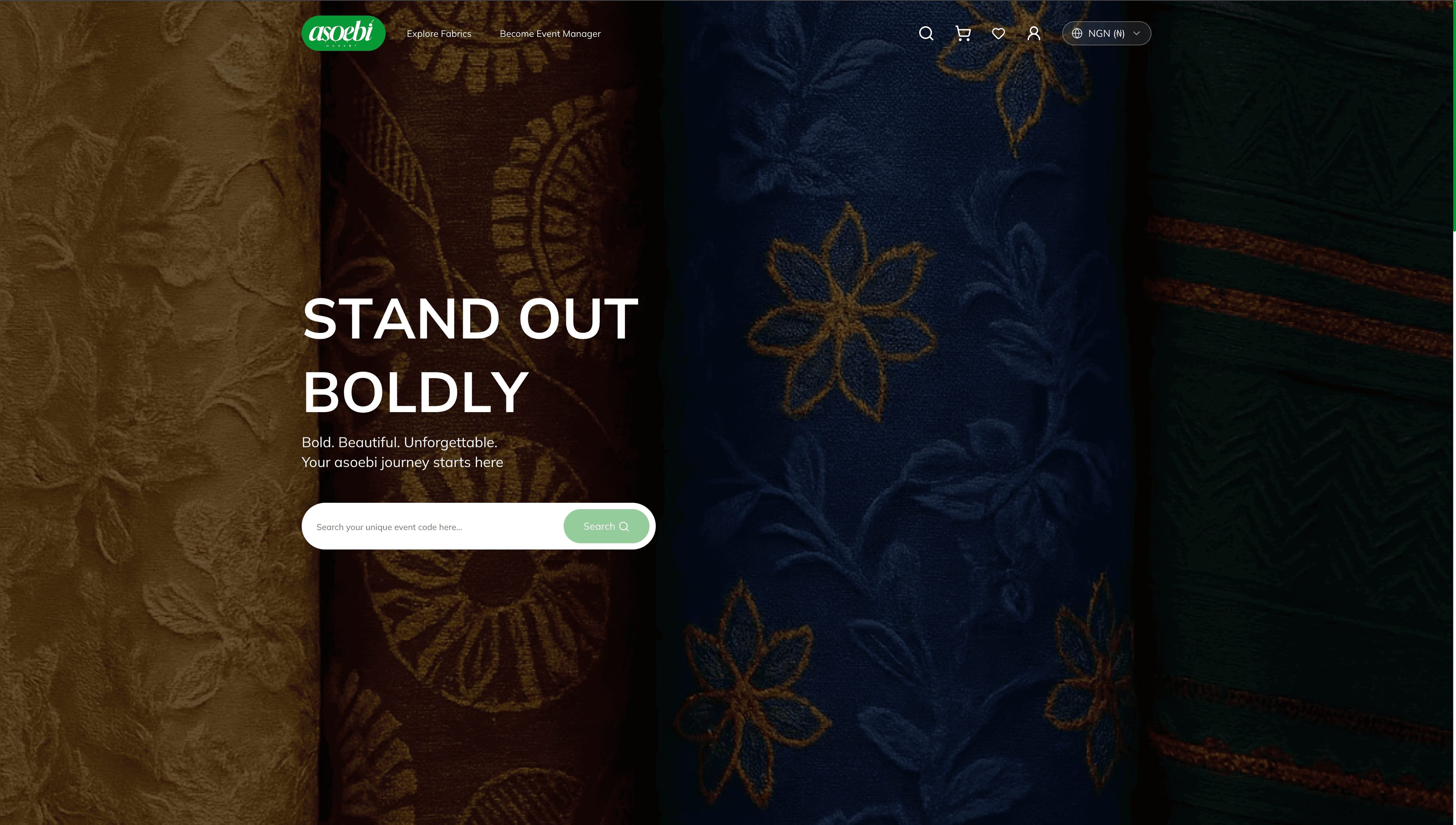 Asoebi Market website screenshot